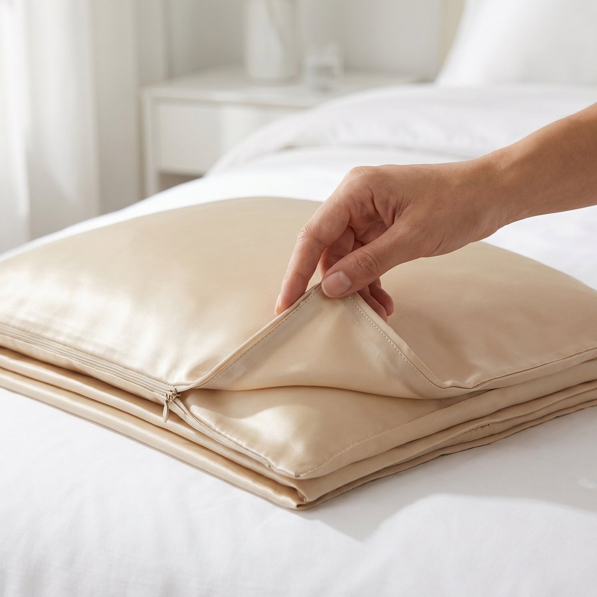 Silk Sleep Bundle — Pillowcase + Eye Mask